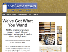 Tablet Screenshot of coordinatedinteriors.com